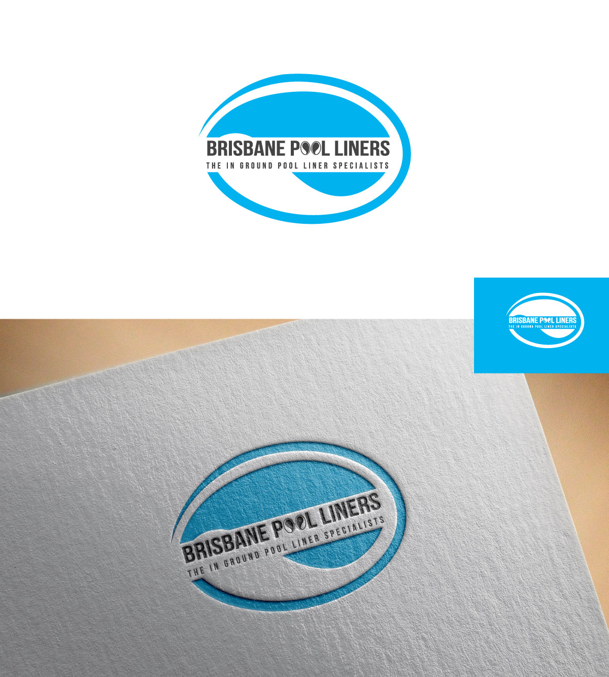 Logo Design by M - D e s i g n for The Leaky Pool Guys | Design #19217266