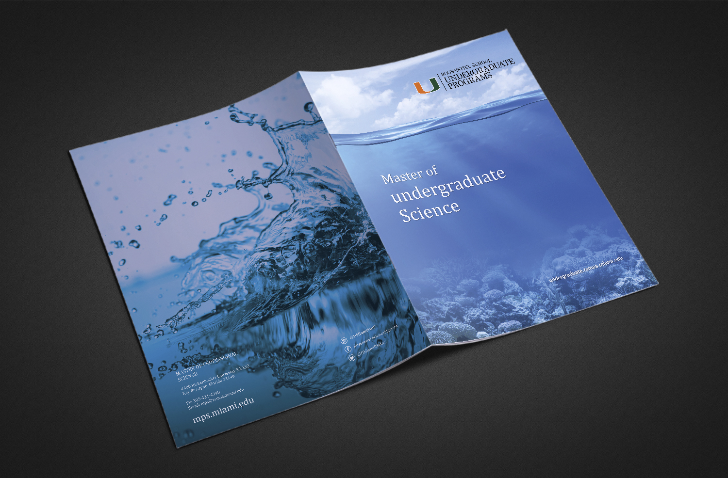 Elegant, Playful Brochure Design for University of Miami by Deziners