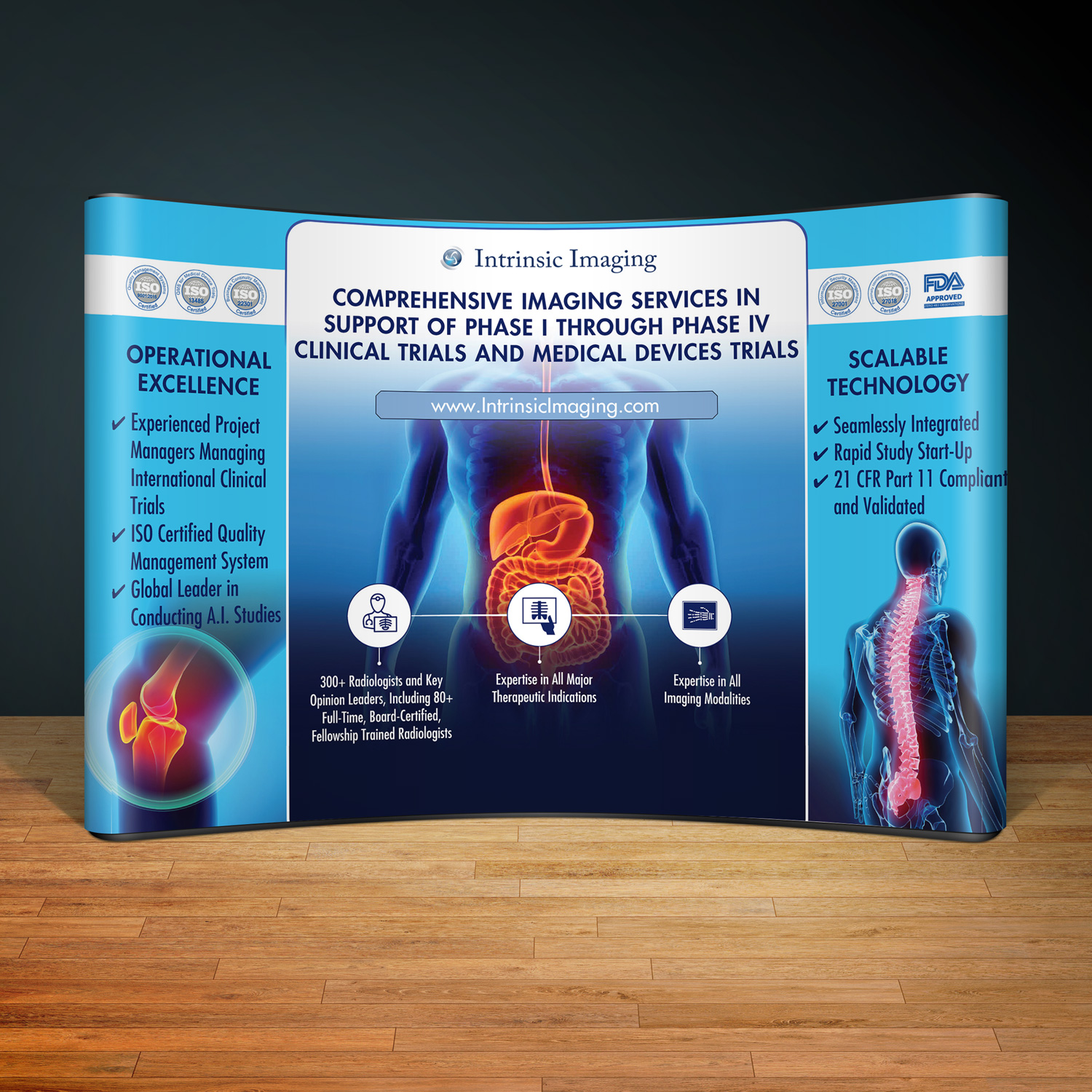Trade Show Booth Design by MrColiArtist for Intrinsic Imaging LLC | Design #18929667