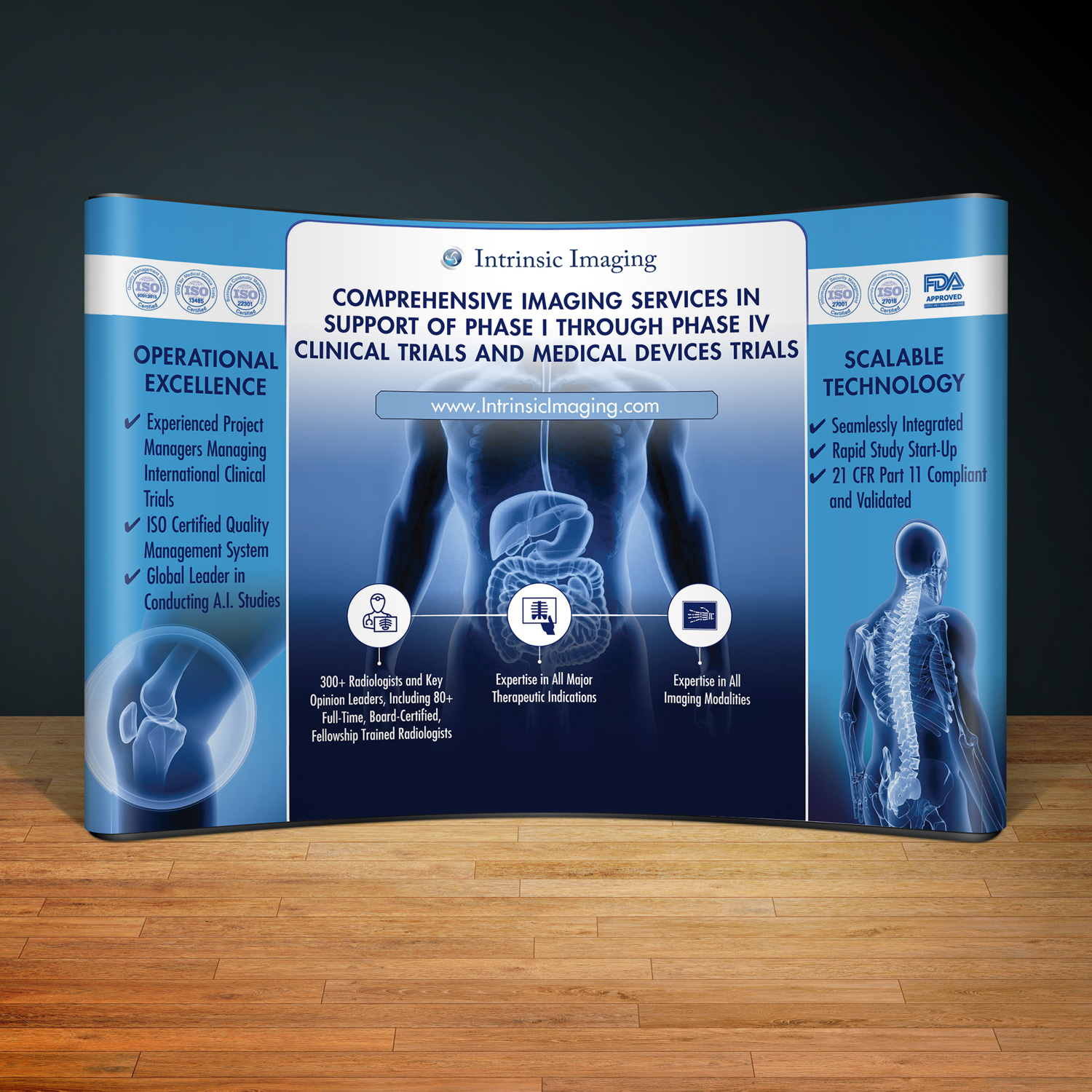 Trade Show Booth Design by MrColiArtist for Intrinsic Imaging LLC | Design #18934856