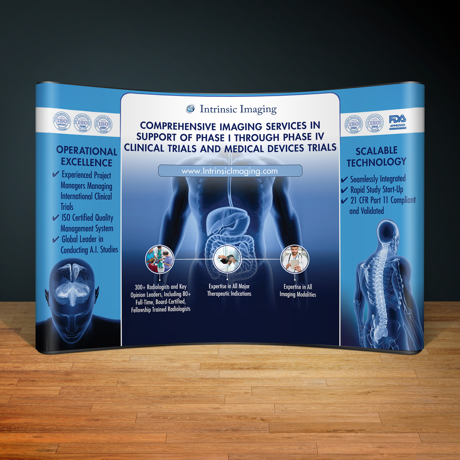 Trade Show Booth Design by MrColiArtist for Intrinsic Imaging LLC | Design #18954719