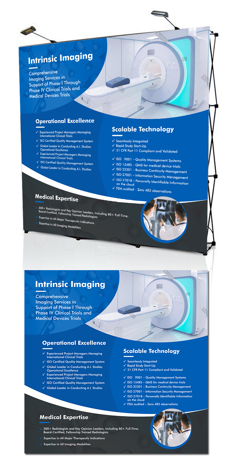 Trade Show Booth Design by ecorokerz for Intrinsic Imaging LLC | Design #18906654