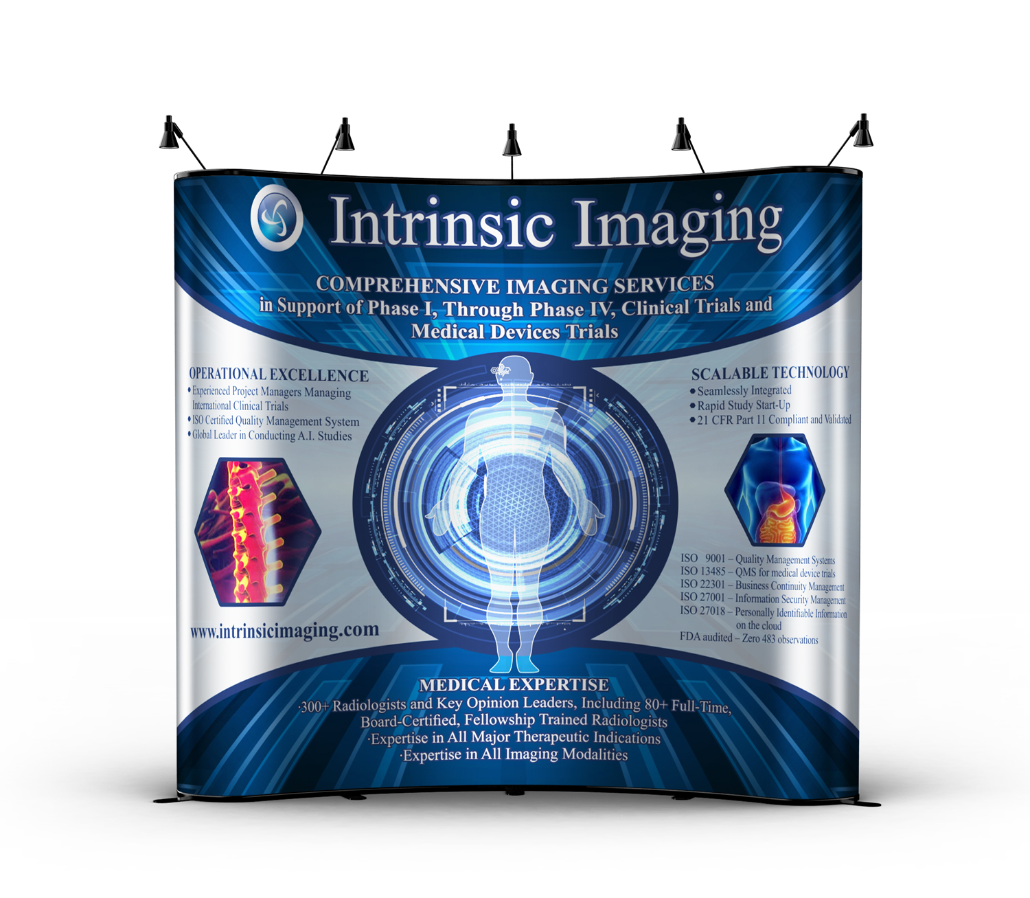 Trade Show Booth Design by Maestroto for Intrinsic Imaging LLC | Design #18928537