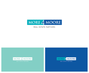 More4Moore Real Estate Partners | Logo Design by Muhammad Imran 3