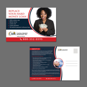 postcard for mortgage loan product | Diseño de Postal por aspiremedia