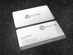 Vybes Visit cards serious but not sad | Visitenkarten-Design von Atvento Graphics