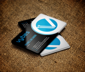 Vybes Visit cards serious but not sad | Visitenkarten-Design von Tripti Ranjan Gain