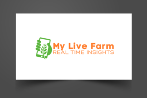 'My Live Farm' is the brand name and 'Real Time Insights' is the payoff line | Logo Design by jaime.sp