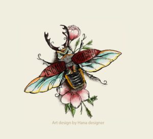 Wildlife spotting blog needs a drawing | Kunst-Design von Hana