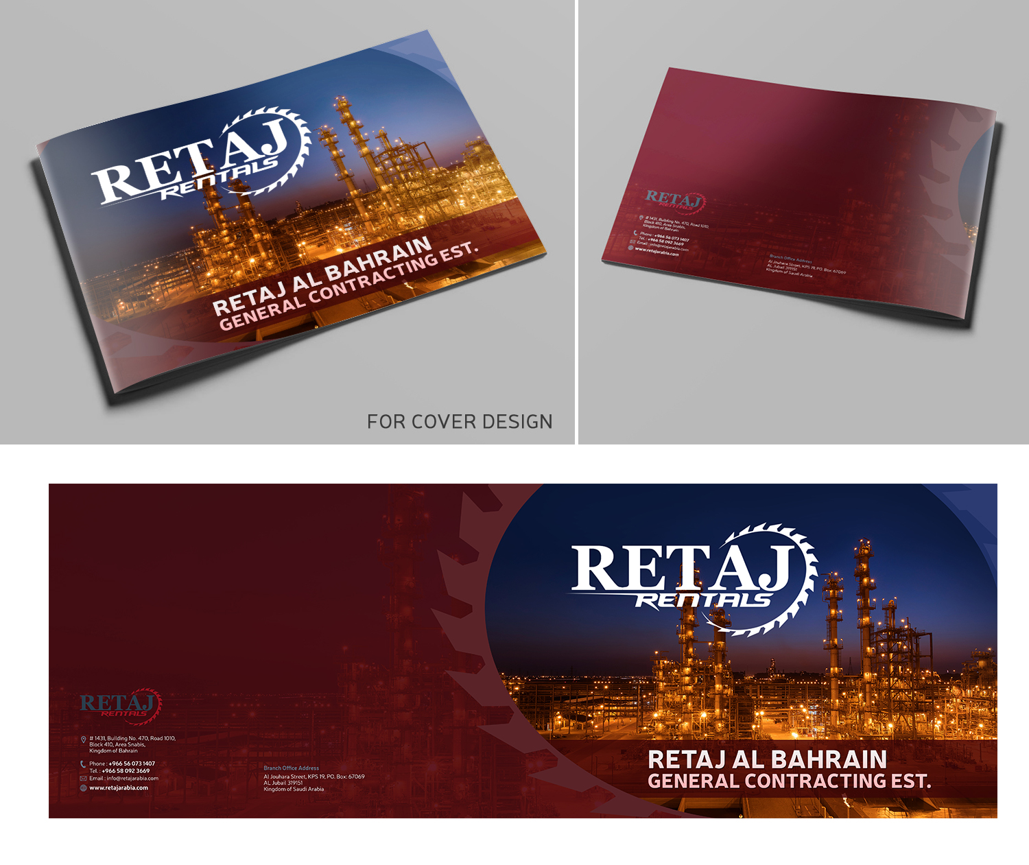 Graphic Design by MDesigns ™ for Retaj Al Bahrain General Contracting Est. | Design #18904520