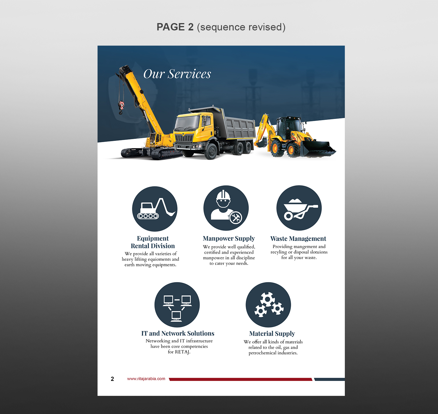 Graphic Design by MDesigns ™ for Retaj Al Bahrain General Contracting Est. | Design #18948015