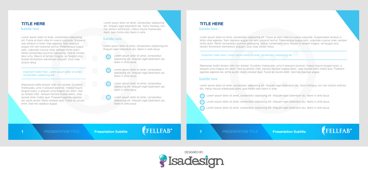 PowerPoint Design by Martus for FELLFAB Limited | Design #2897386