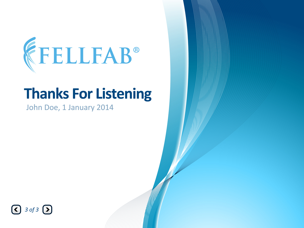 Diseño de PowerPoint por Ayzeek para FELLFAB Limited | Diseño #2883639