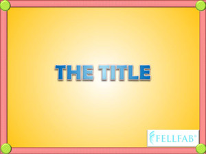 PowerPoint Design by ahsanfaheem1234 for FELLFAB Limited | Design: #2853253