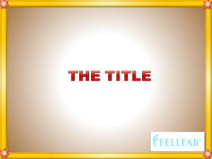 PowerPoint Design by ahsanfaheem1234 for FELLFAB Limited | Design: #2855357