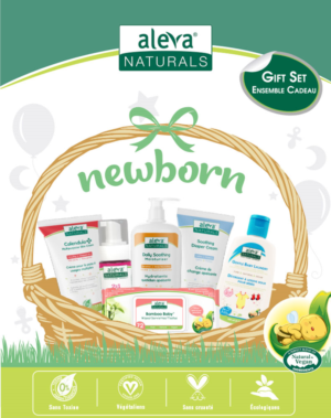 Packaging Design Job - Aleva Naturals Newborn Gift Set  | Diseño de Empaque por Elizaa