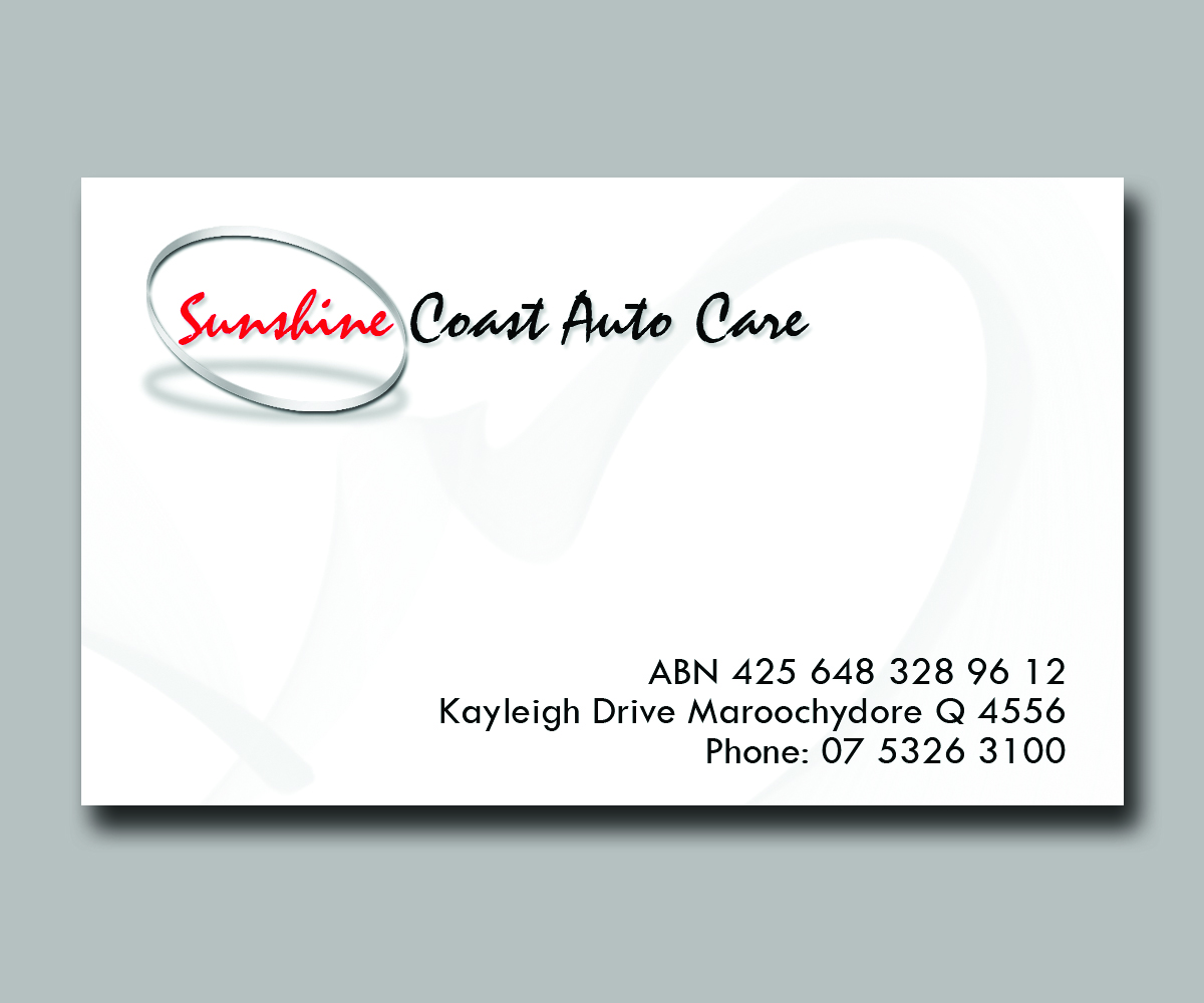Design de Carte de Visite par Arup pour Sunshine Coast Mechanical | Design #2844151