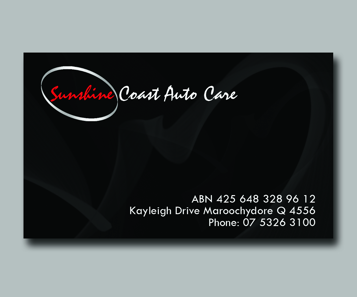 Diseño de Tarjeta de Presentación por Arup para Sunshine Coast Mechanical | Diseño #2844181