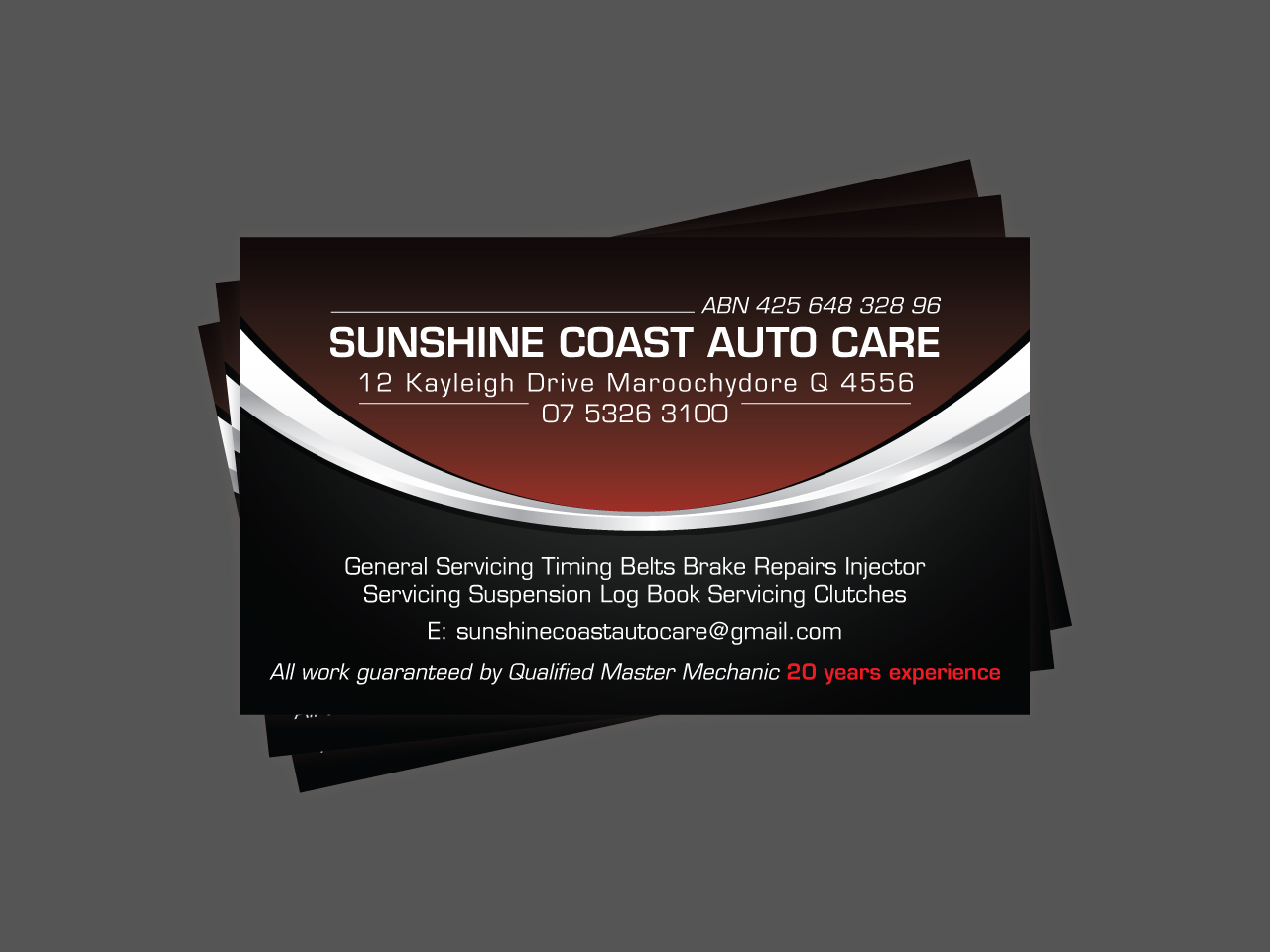 Diseño de Tarjeta de Presentación por yellowpixell para Sunshine Coast Mechanical | Diseño #2840105