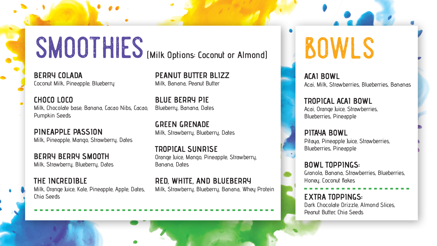 Menu Design by iD_intelligentDesign for this project | Design #18889828