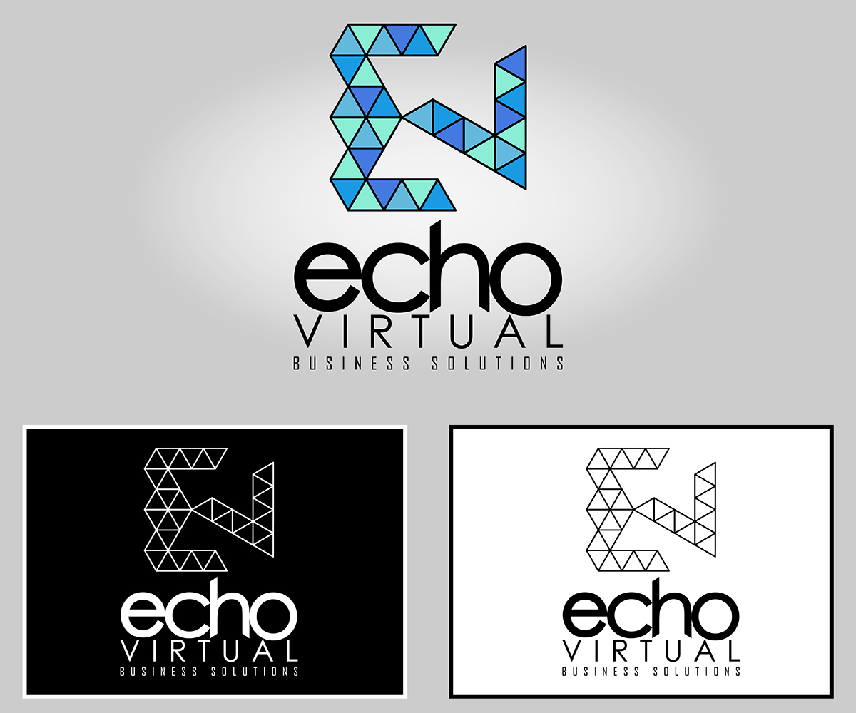Logo Design by Agis for Echo virtual business solutions  | Design #18910987