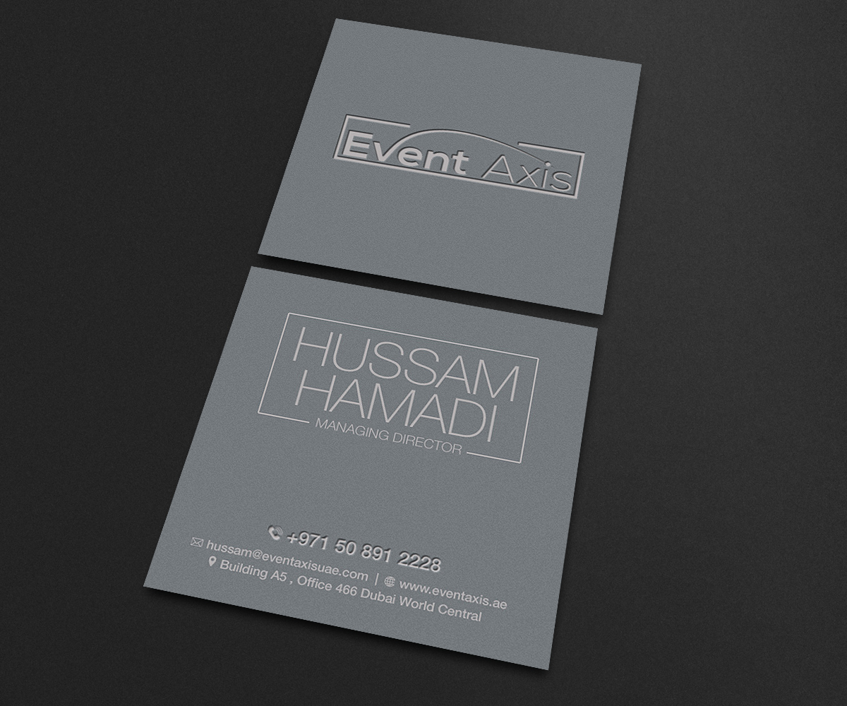 Business Card Design by Designers Hub for Event Axis | Design #18899175