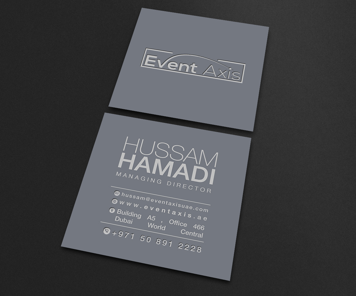 Business Card Design by Designers Hub for Event Axis | Design #18902918