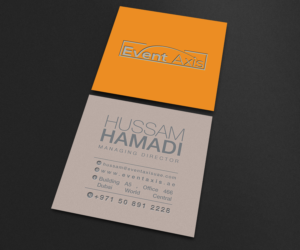 Design de Carte de Visite par Designers Hub pour Event Axis | Design : #18903389