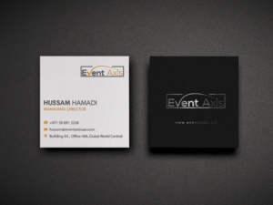 Design de Carte de Visite par Riz' pour Event Axis | Design : #18900793