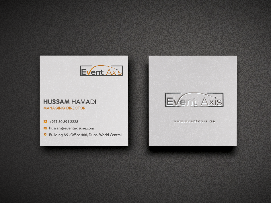 Design de Carte de Visite par Riz' pour Event Axis | Design #18900797