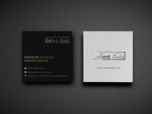 Design de Carte de Visite par Riz' pour Event Axis | Design : #18900798