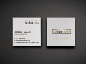Business card design for event company | Business Card Design by Riz'