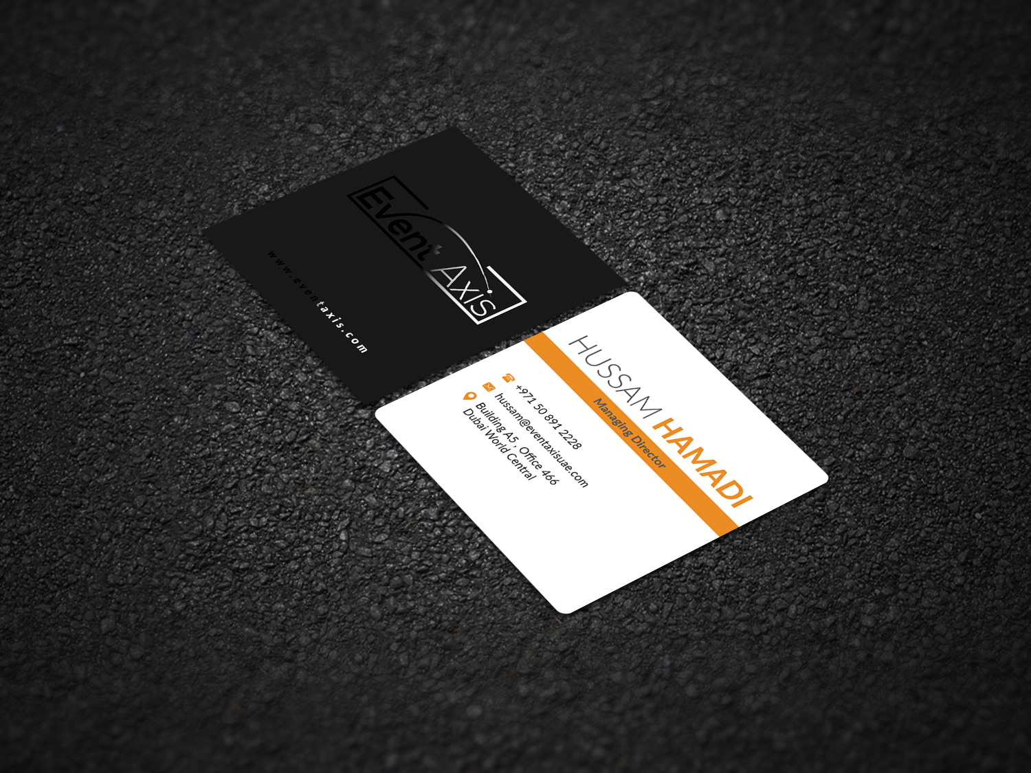 Business Card Design by Pointless Pixels India for Event Axis | Design #18898540