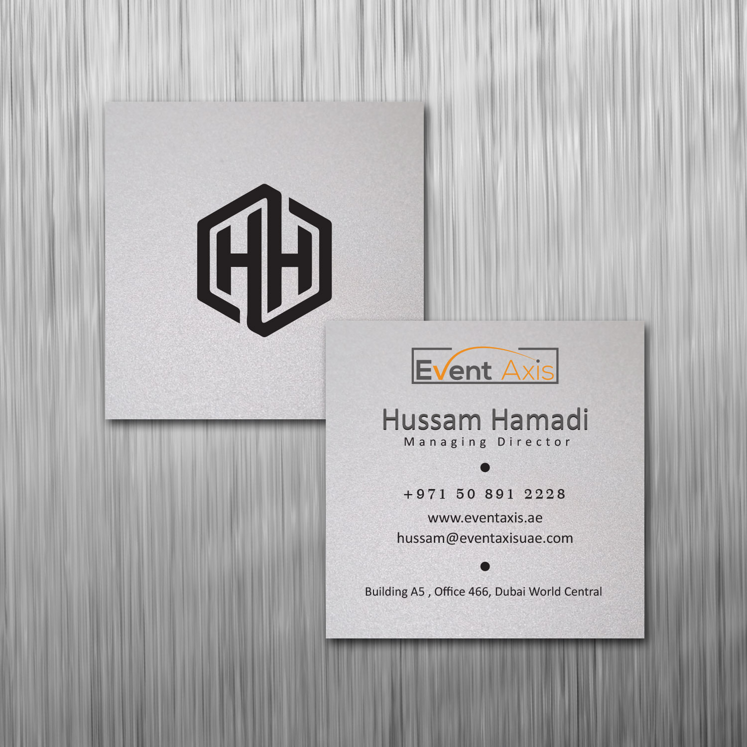 Business Card Design by Creative Jiniya for Event Axis | Design #18897689