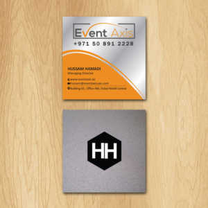 Business card design for event company | Business Card Design by Creative Jiniya