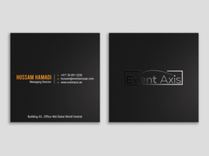 Business Card Design by Tripti Ranjan Gain for Event Axis | Design: #18899569