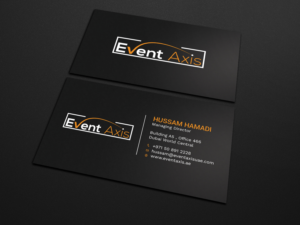 Business Card Design by Tripti Ranjan Gain for Event Axis | Design: #18899589