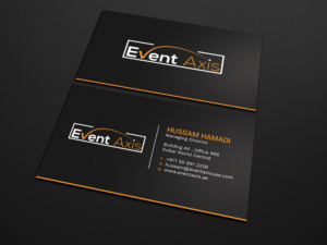 Business Card Design by Tripti Ranjan Gain for Event Axis | Design: #18899591