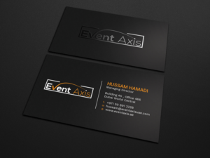 Business Card Design by Tripti Ranjan Gain for Event Axis | Design: #18899593