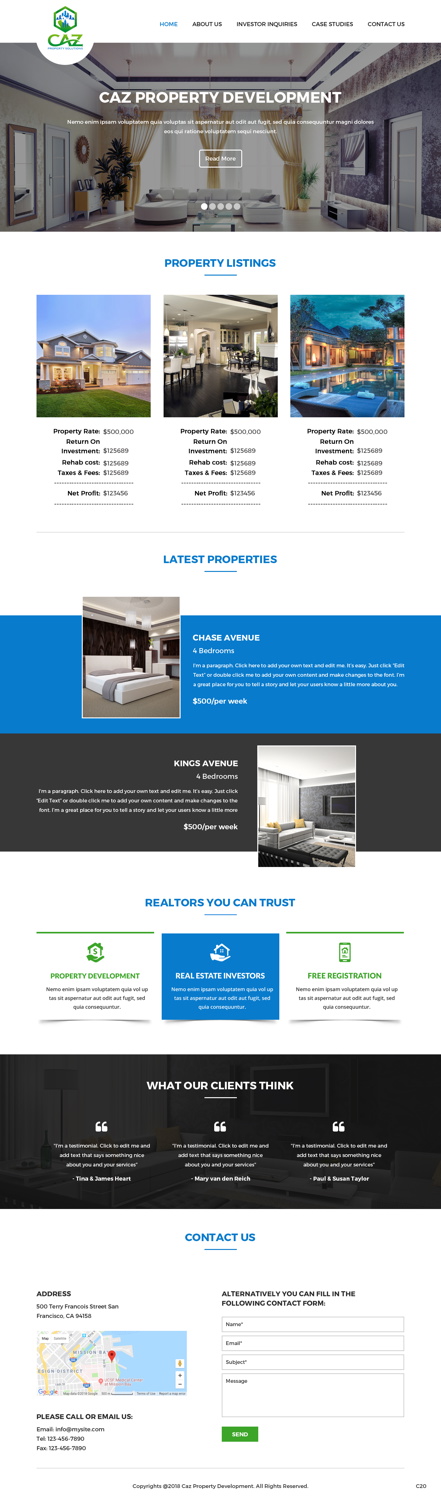 Web Design by pb for this project | Design #18910953