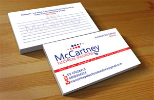 Business Card Design by Hardcore Design for McCartney Electrical Solutions Pty Ltd | Design: #2848947