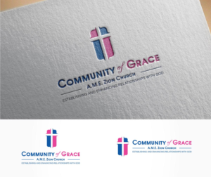 Logo Design by Shigh5 for Community of Grace A. M. E. Zion church  | Design: #18947586