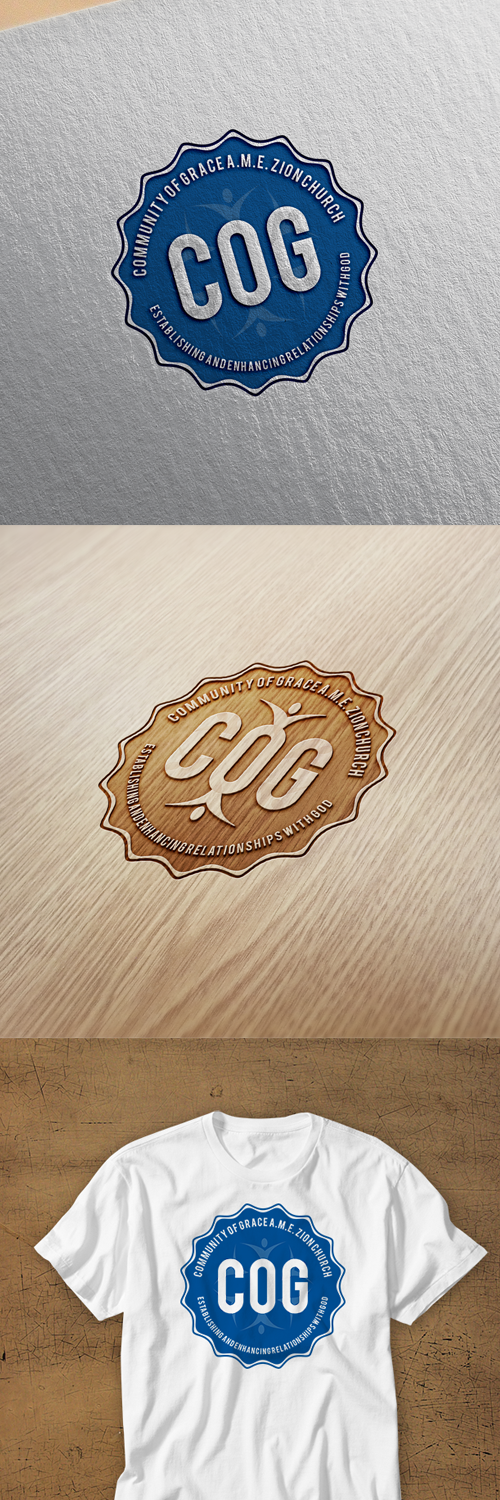 Logo Design by WeiArts for Community of Grace A. M. E. Zion church  | Design #18936539