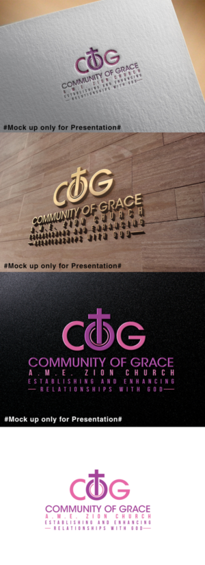 Logo Design by designmind78 for Community of Grace A. M. E. Zion church  | Design: #18906337