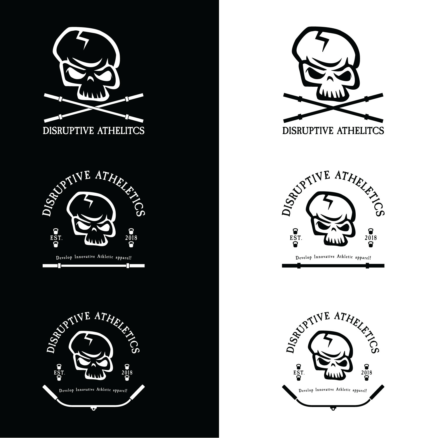 Logo Design by Syed Ajmal Karim for Disruptive Athletics | Design #18928446