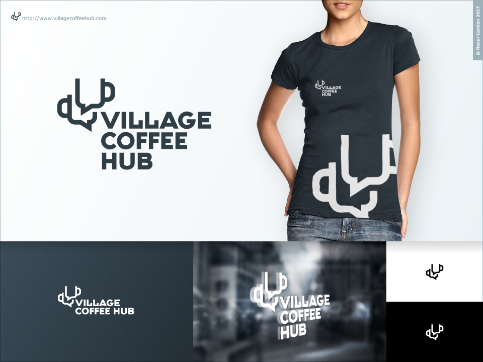 Logo Design by Raoul Camion for Village Coffee Hub  | Design #18915544