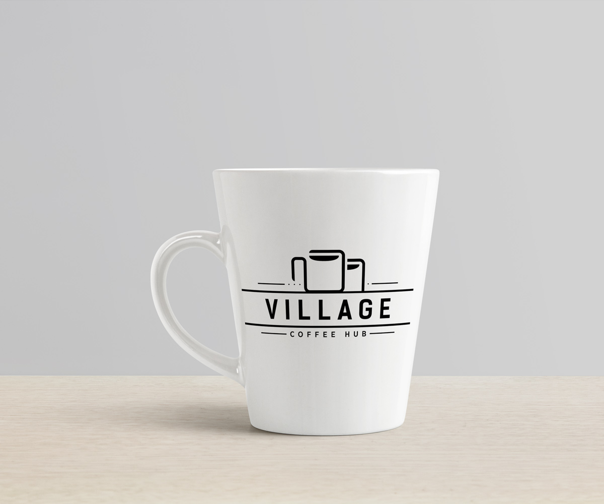 Logo Design by NineOwl for Village Coffee Hub  | Design #18906826