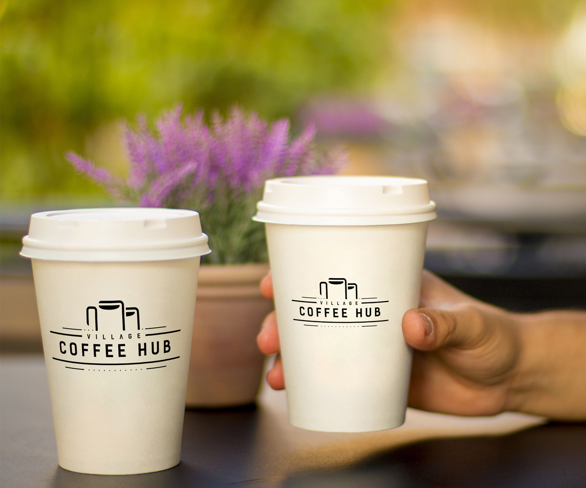 Logo Design by NineOwl for Village Coffee Hub  | Design #18908405