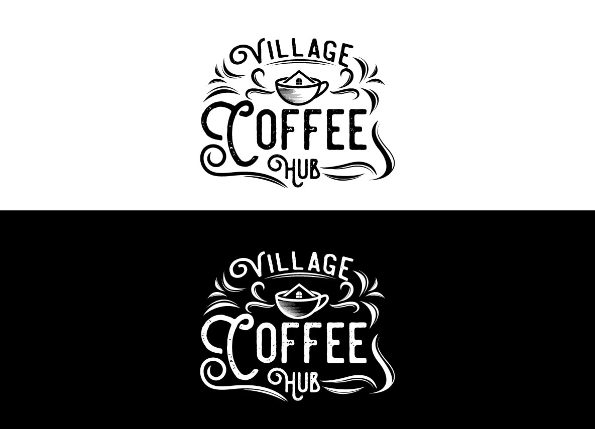 Logo Design by unickzone for Village Coffee Hub  | Design #18939006