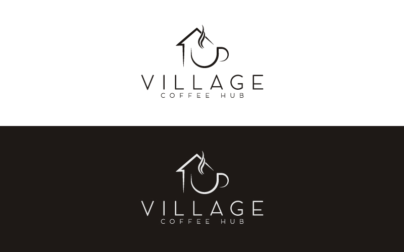 Logo Design by ilovedesign1 for Village Coffee Hub  | Design #18916988